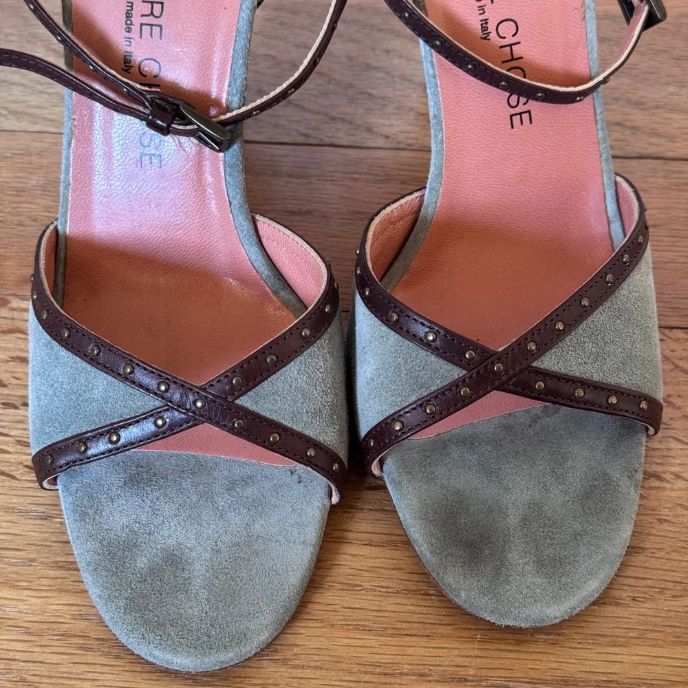 L'auture‎ Chose women's suede gray heels Size 36